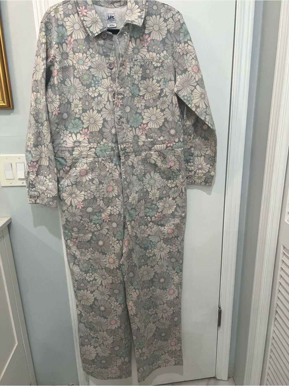 Lee Vintage Large Floral Coveralls